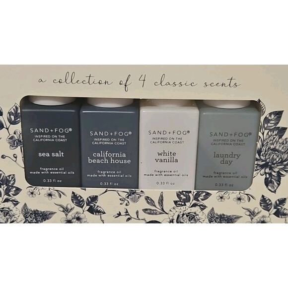 Sand And Fog Classic Fragrance Oils 4pk 0.33oz each Fragrance Oils Set - Picture 2 of 6